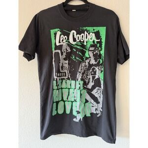 VNTG Lee Cooper Jeans Company Mens Spellout Logo T Shirt Street Wear Size XL